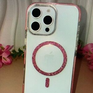 Case-Mate Glitter Pink iPhone Case